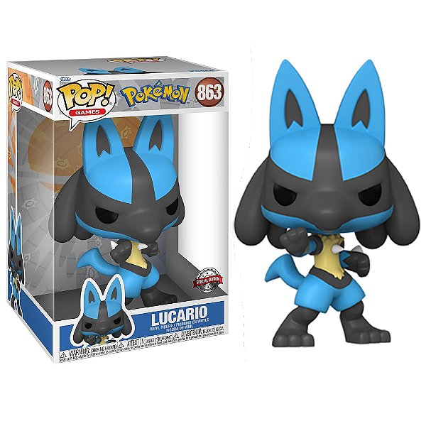 Figurine Funko Pop! Pokémon Lucario - Numéro 863, En Vinyle, Emballage Non Scellé