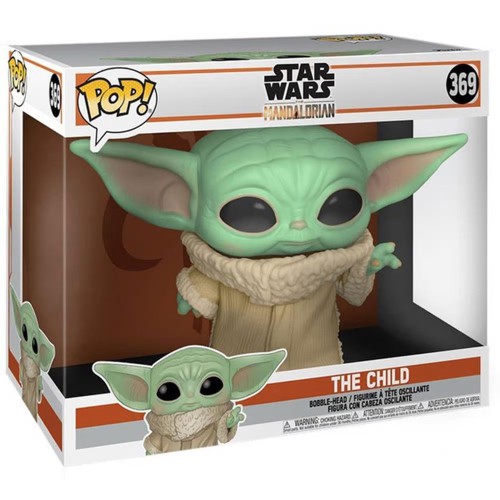 Funko Pop! Television Star Wars Baby Yoda The Child 369 10 Polegadas