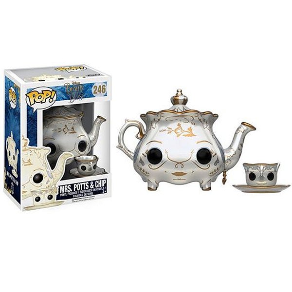 Funko Pop! Disney A Bela E A Fera Beauty And The Beast Mrs Potts And Chip 246