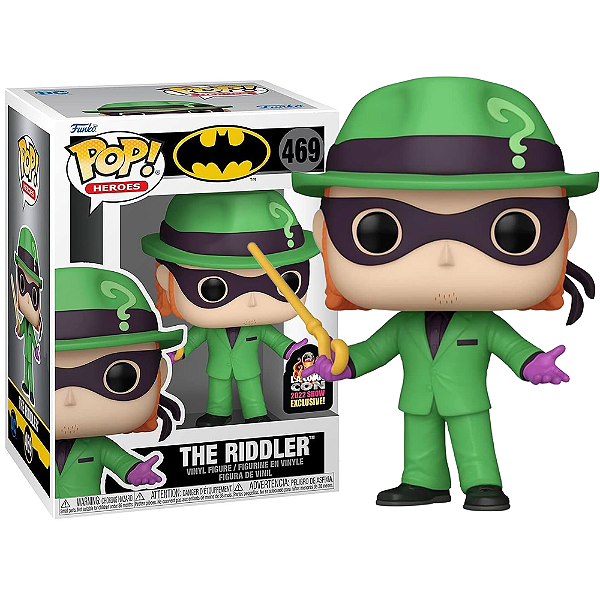Funko Pop! Dc Comics Batman The Riddler 469 Exclusivo