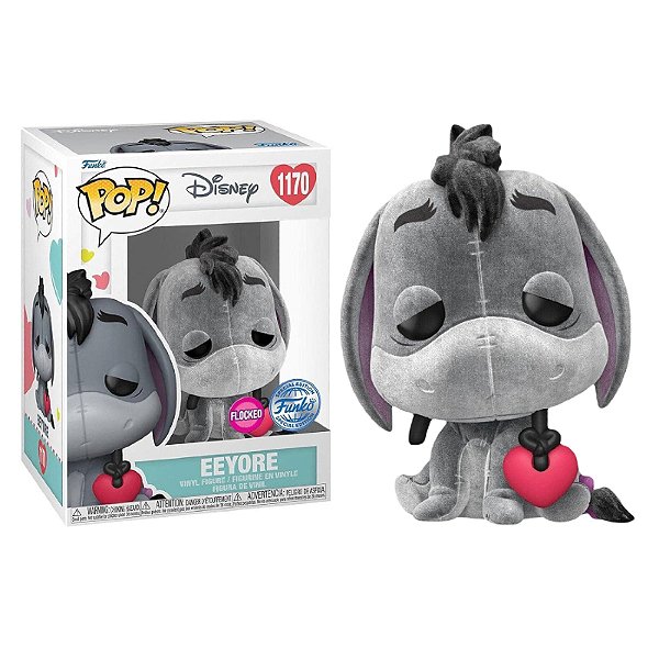 Funko Pop! Disney Ursinho Pooh Eeyore 1170 Exclusivo Flocked