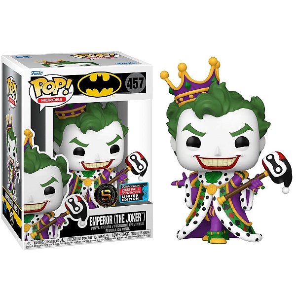Funko Pop! Dc Comics Batman Emperor Coringa The Joker 457 Exclusivo