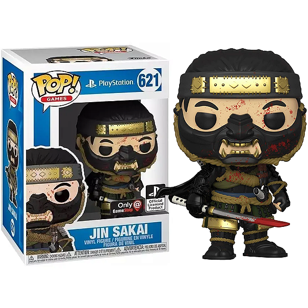 Funko Pop! Games Playstation Jin Sakai 621 Exclusivo