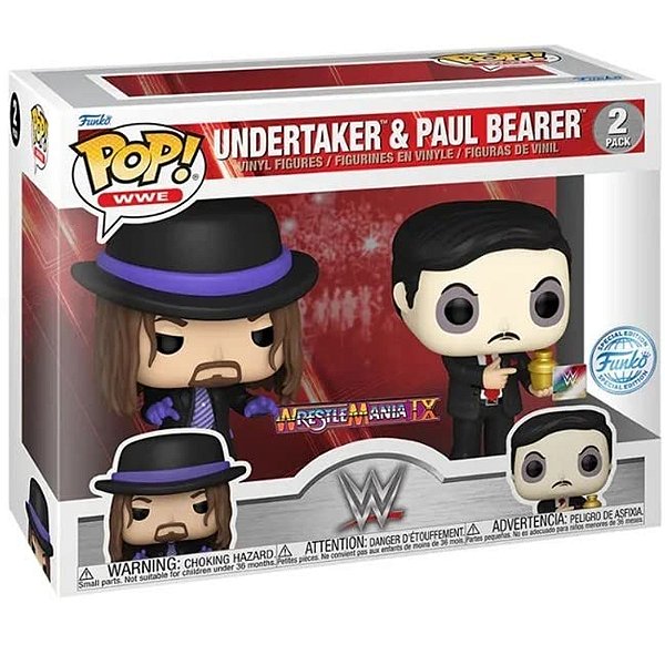 Funko Pop! WWE Undertaker and Paul Bearer 2 Pack Exclusivo