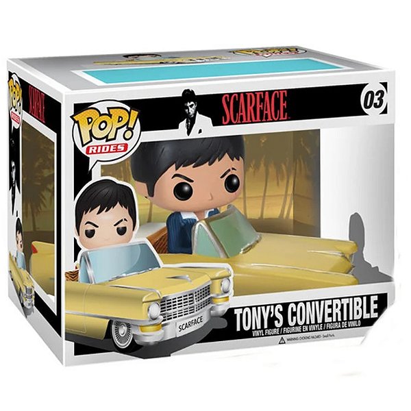 Funko Pop! Rides Filme Scarface Tonys Convertible 03 Vaulted