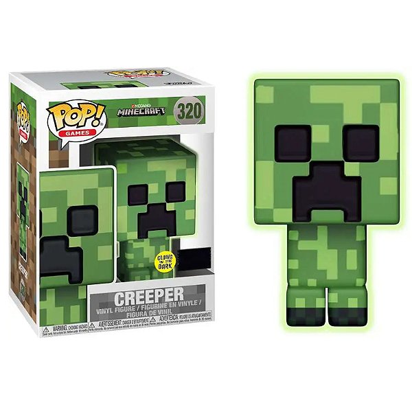 Funko Pop! Games Minecraft Creeper 320 Exclusivo Glow