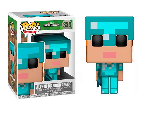 Minecraft - Alex in Diamond Armor - figurine POP 323 POP! Games