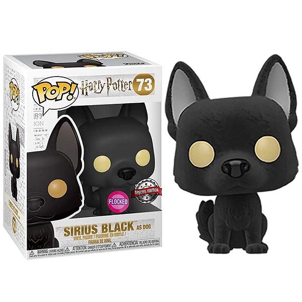 Funko Pop! Filme Harry Potter Sirius Black As Dog 73 Exclusivo Flocked