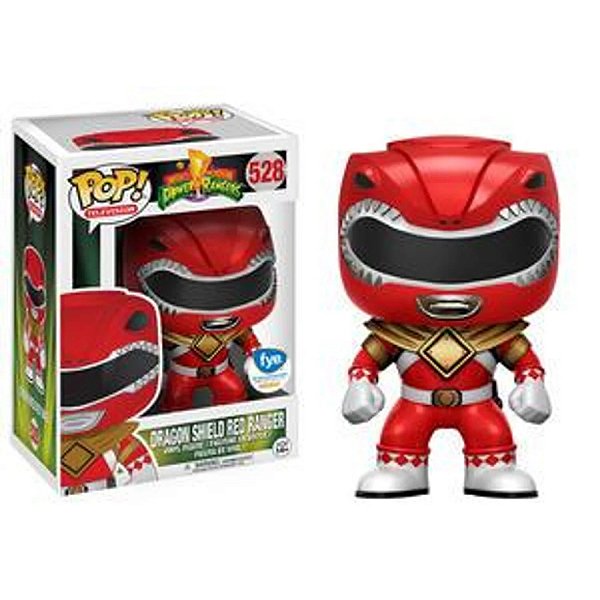 Funko Pop! Television Power Rangers Dragon Shield Red Ranger 528 Exclusivo