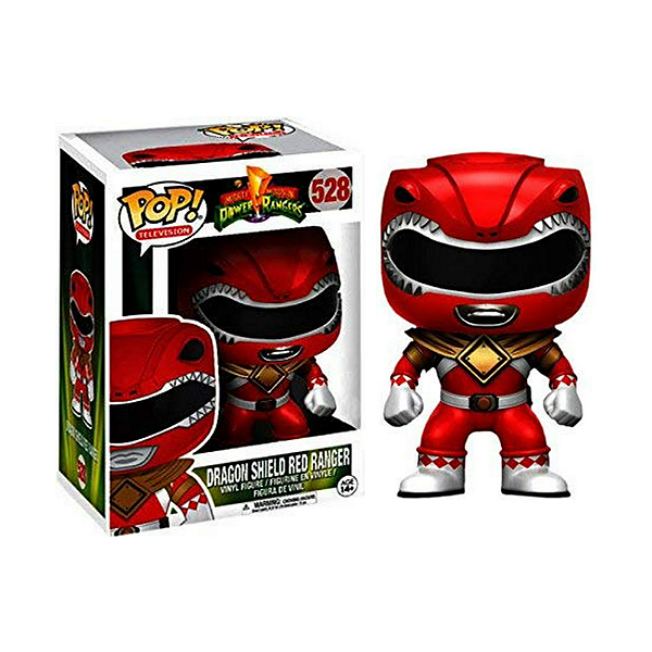 Funko Pop! Television Power Rangers Dragon Shield Red Ranger 528 Exclusivo