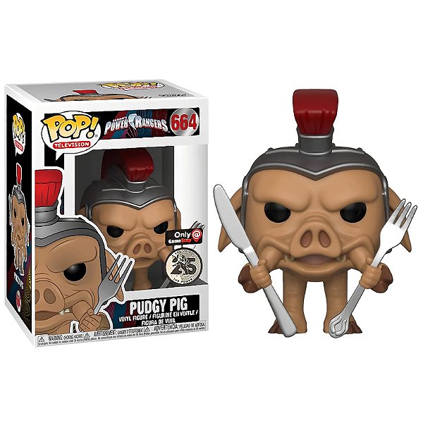 Funko Pop! Television Power Rangers Pudgy Pig 664 Exclusivo