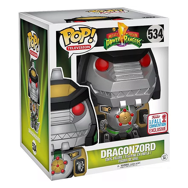 Funko Pop! Television Power Rangers Dragonzord 534 Exclusivo