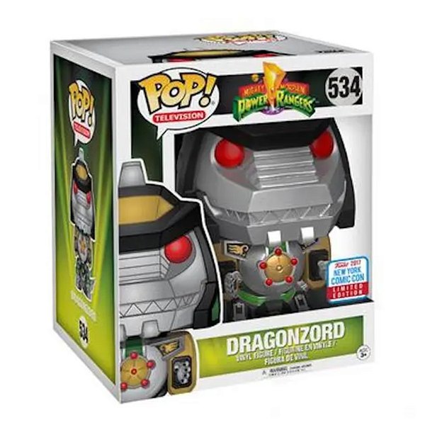 Funko Pop! Television Power Rangers Dragonzord 534 Exclusivo