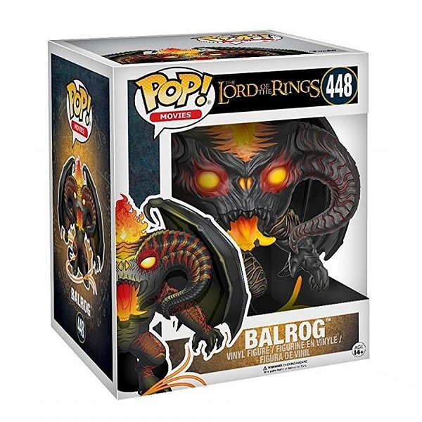 Funko Pop! Filme Lord Of The Rings Senhor dos Aneis Balrog 448