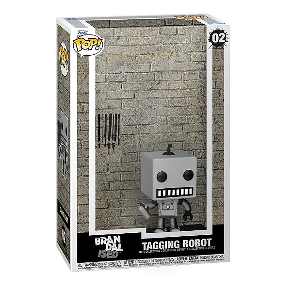 Funko Pop! Album Art Cover Brandalised Tagging Robot 02