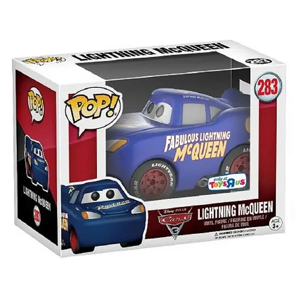 Funko Pop! Filme Disney Carros Lightning McQueen 283 Exclusivo