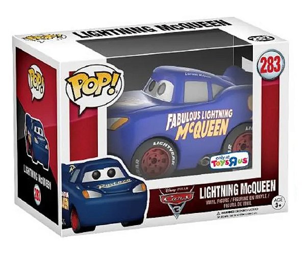 Funko Pop! Filme Disney Carros Cars Lightning McQueen 283 Exclusivo