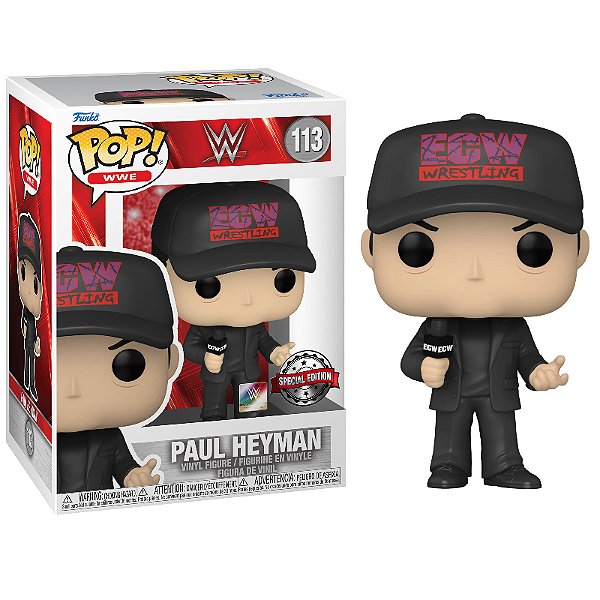 Funko Pop! Wwe Paul Heyman 113 Exclusivo