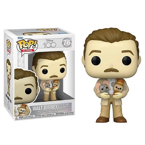 Funko Pop! Disney Walt Disney With Dumbo And Timothy 76