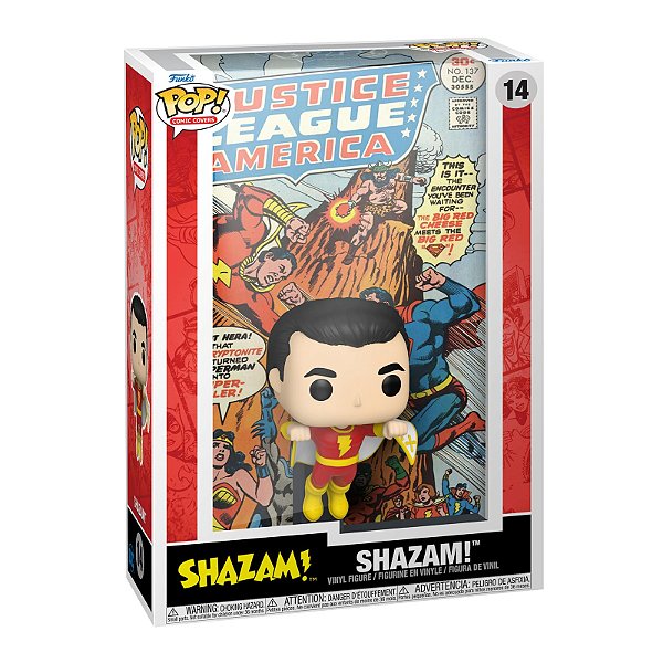 Funko Pop! Comic Covers Dc Comics Shazam 14