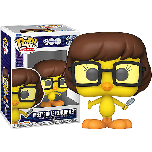 Funko Pop! Animation Piu-Piu & Scooby Doo Tweety Bird As Velma Dinkley 1243