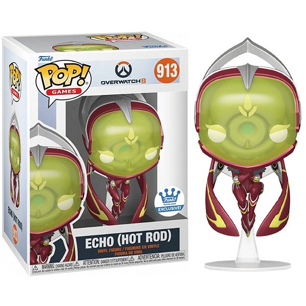 Funko Pop! Games Overwatch 2 Echo Hot Rod 913 Exclusivo