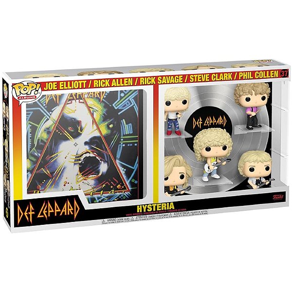 Funko Pop! Albums Rocks Def Leppard Hysteria 37 Exclusivo