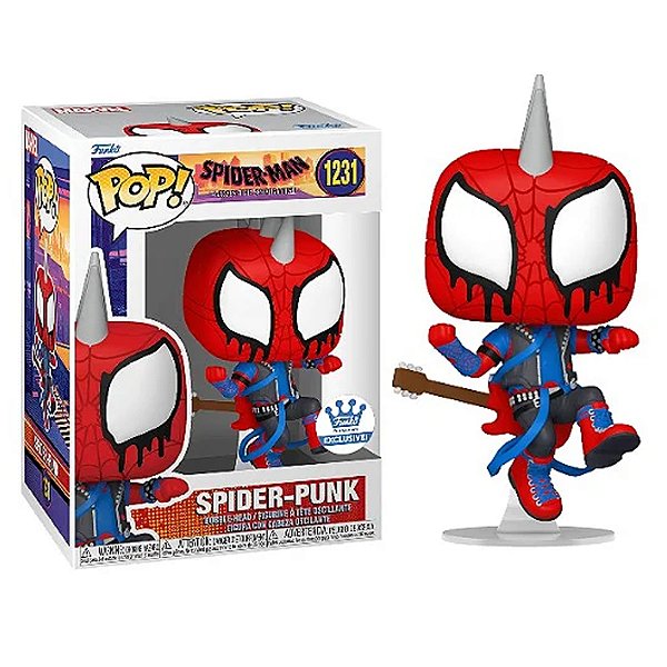 Funko Pop! Marvel Homem Aranha / Spider Man Spider Punk 1231 Exclusivo