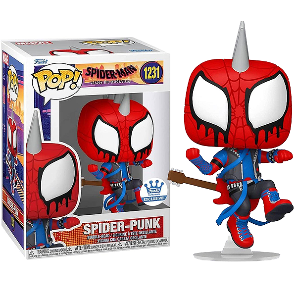 Funko Pop! Marvel Homem Aranha / Spider Man Spider Punk 1231 Exclusivo