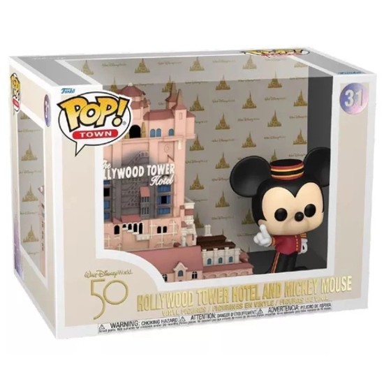 Funko Pop! Town Disney Hollywood Tower Hotel And Mickey Mouse 31