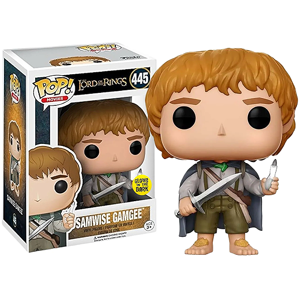 Funko Pop! Filme O Senhor Dos Aneis Samwise Gamgee 445 Exclusivo Glow
