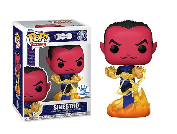 Funko Pop! Heroes Sinestro 470 Exclusivo