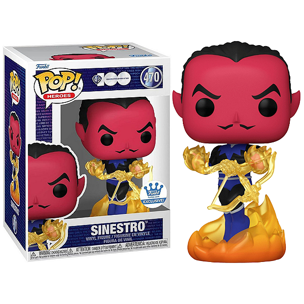 Funko Pop! Heroes Sinestro 470 Exclusivo