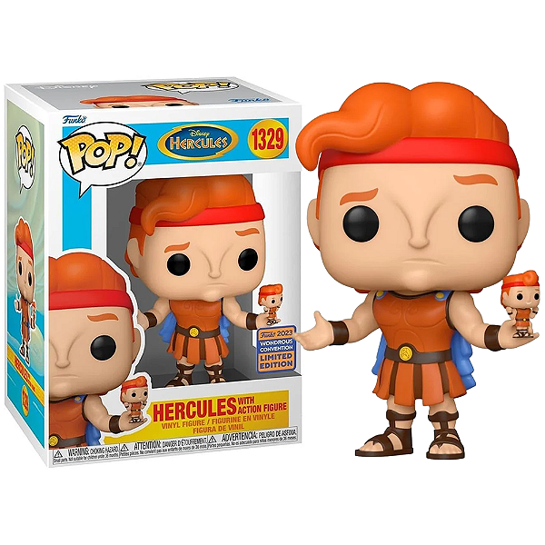 Funko Pop! Disney Hercules With Action Figure 1329 Exclusivo