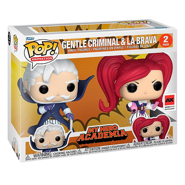 Funko Pop! Animation My Hero Academia Gentle Criminal & La Brava 2 Pack Exclusivo