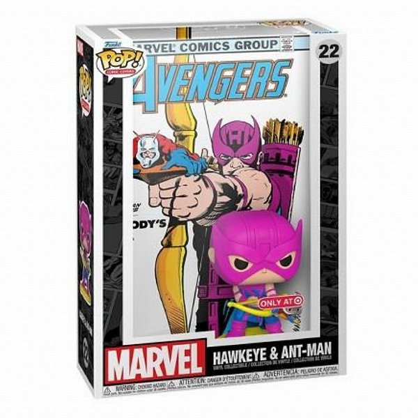 Funko Pop! Albums Marvel Vingadores Homem-Formiga Avengers Hawkeye & Ant-man 22 Exclusivo