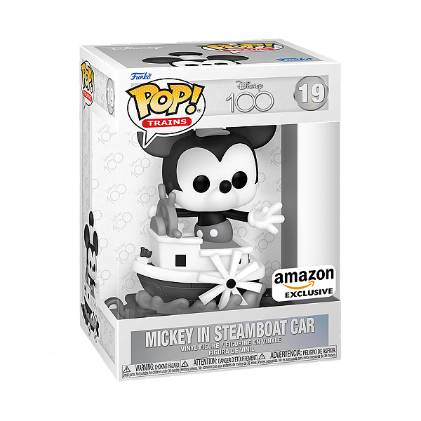 Funko Pop! Disney Mickey in Steamboat Car 19 Exclusivo