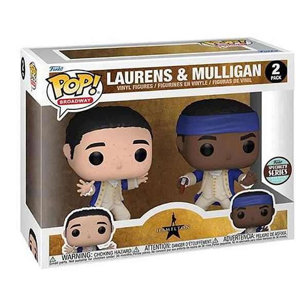 Funko Pop! Broadway Hamilton Laurens & Mulligan 2 Pack Exclusivo