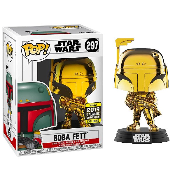 Funko pop blue chrome orders boba fett