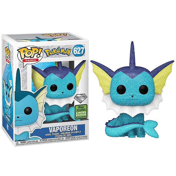 Funko Pop! Games Pokemon Vaporeon 627 Diamond Exclusivo