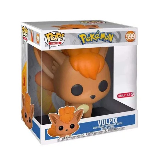 Funko Pop! Games Pokemon Vulpix 599 Exclusivo 10 Polegadas