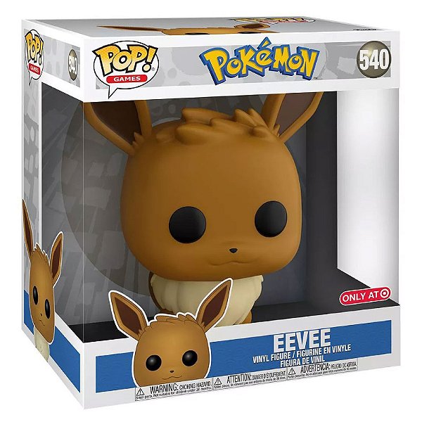 Funko Pop! Games Pokemon Eevee 540 Exclusivo 10 Polegadas