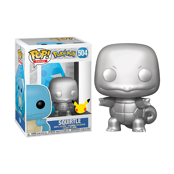 Funko Pop! Games Pokemon Squirtle 504 Exclusivo