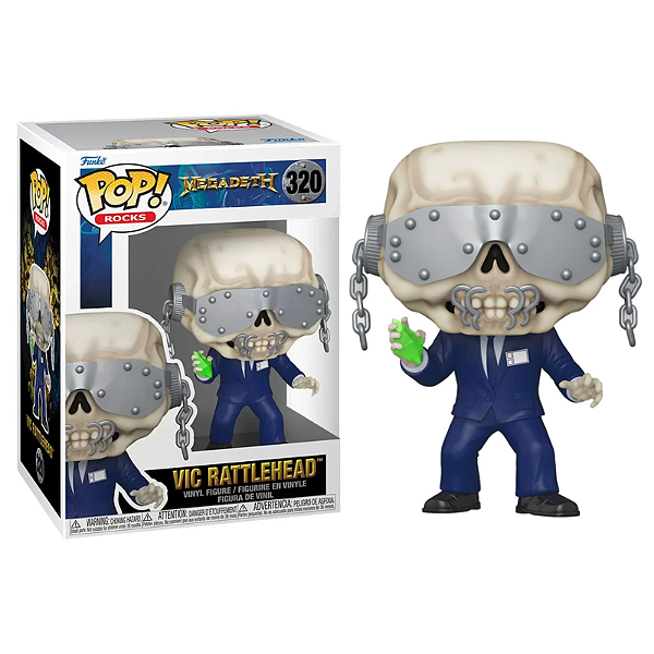 Funko Pop! Rocks MegaDeth Vic Rattlehead 320