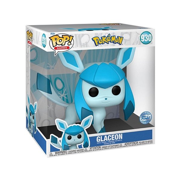 Funko Pop! Games Pokemon Glaceon 930 Exclusivo 10 Polegadas