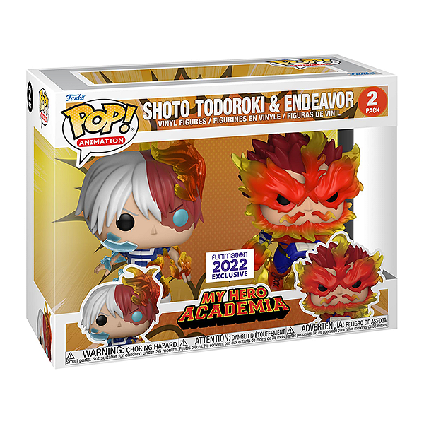 Funko Pop! Animation My Hero Academia Shoto Todoroki & Endeavor 2 Pack Exclusivo