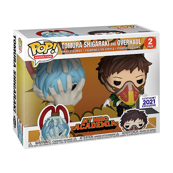 Funko Pop! Animation My Hero Academia Tomura Shigaraki And Overhaul 2 Pack Exclusivo