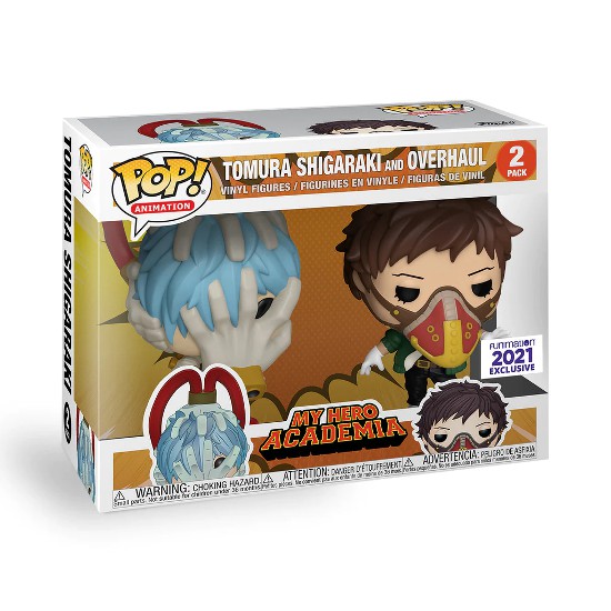 Funko Pop! Animation My Hero Academia Tomura Shigaraki And Overhaul 2 Pack Exclusivo