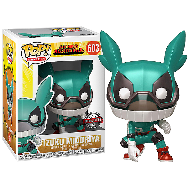 Funko Pop! Animation My Hero Academia Izuku Midoriya 603 Exclusivo Metallic
