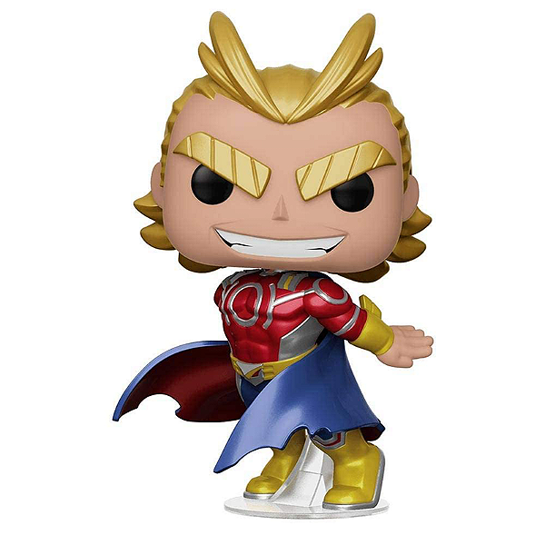Funko Pop! Animation My Hero Academia Silver Age All Might 608 Exclusivo Metallic * DANIFICADO
